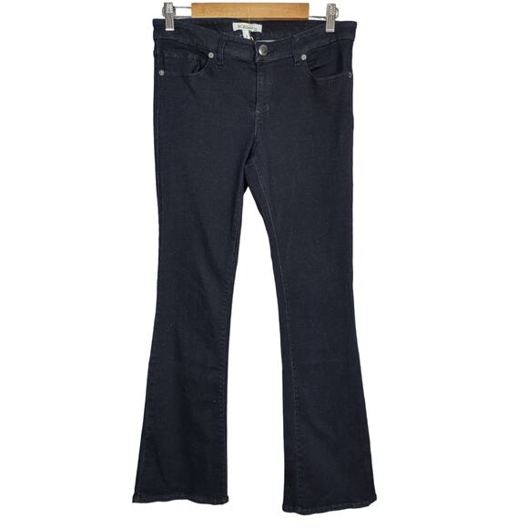 BCBGeneration Flared Dark Wash Blue Jeans Size 28 - Picture 1 of 13